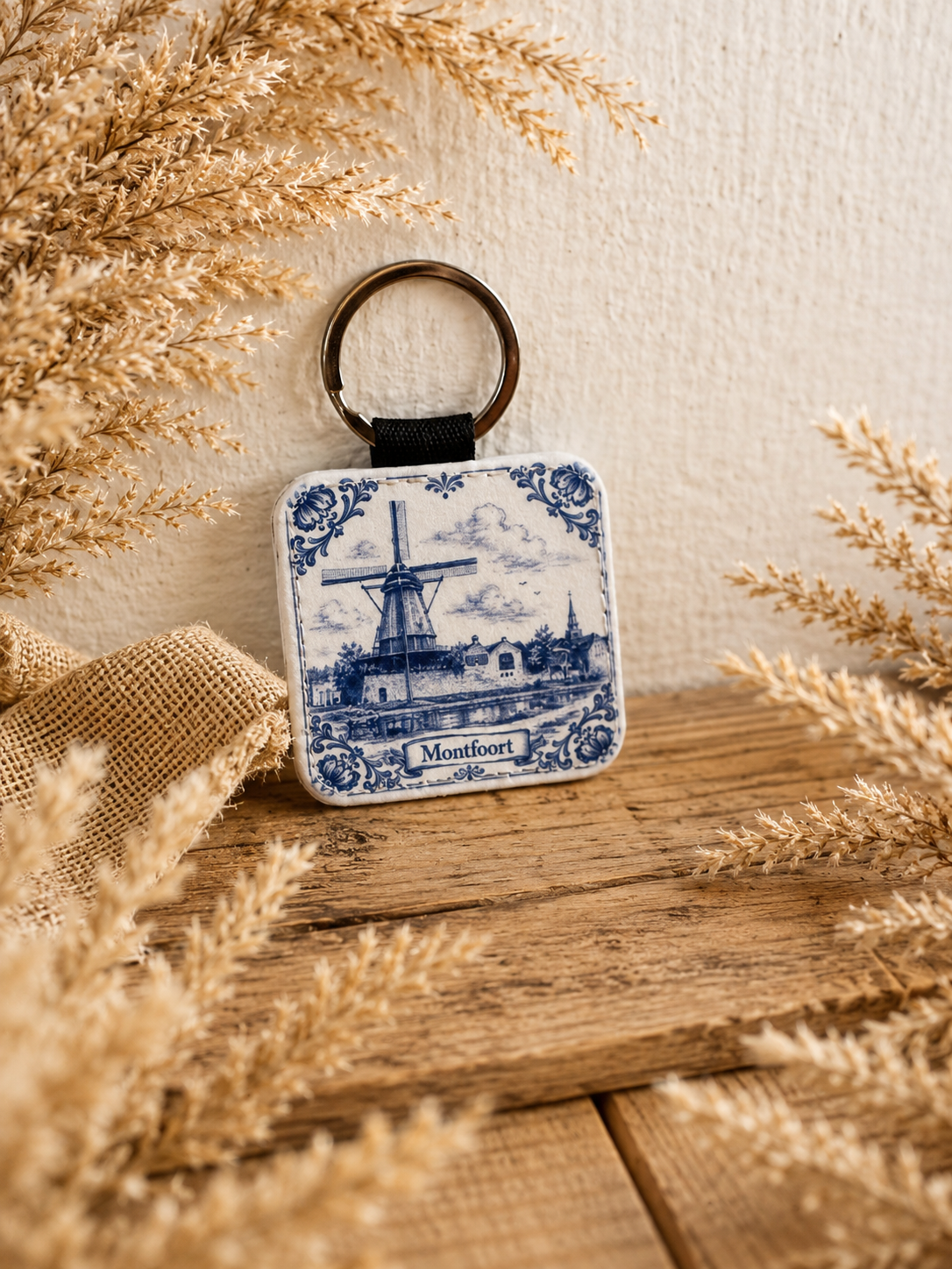 Sleutelhanger Delftsblauw β Molen Montfoort ππ