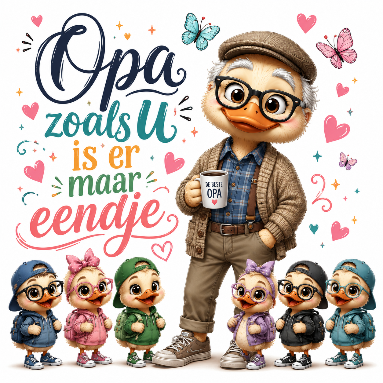 ๐Opa zoals u is er maar eendje๐