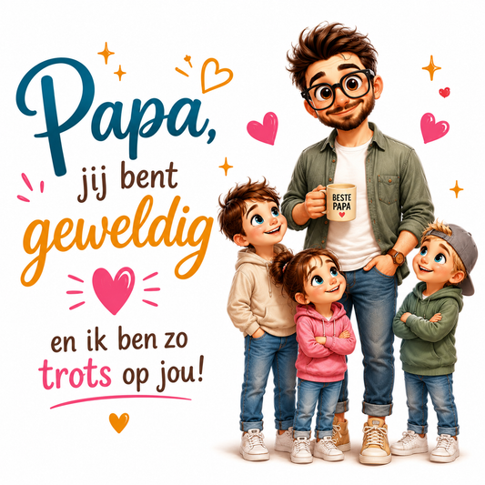 💙 “Papa, jij bent geweldig en ik ben zo trots op jou” 💙