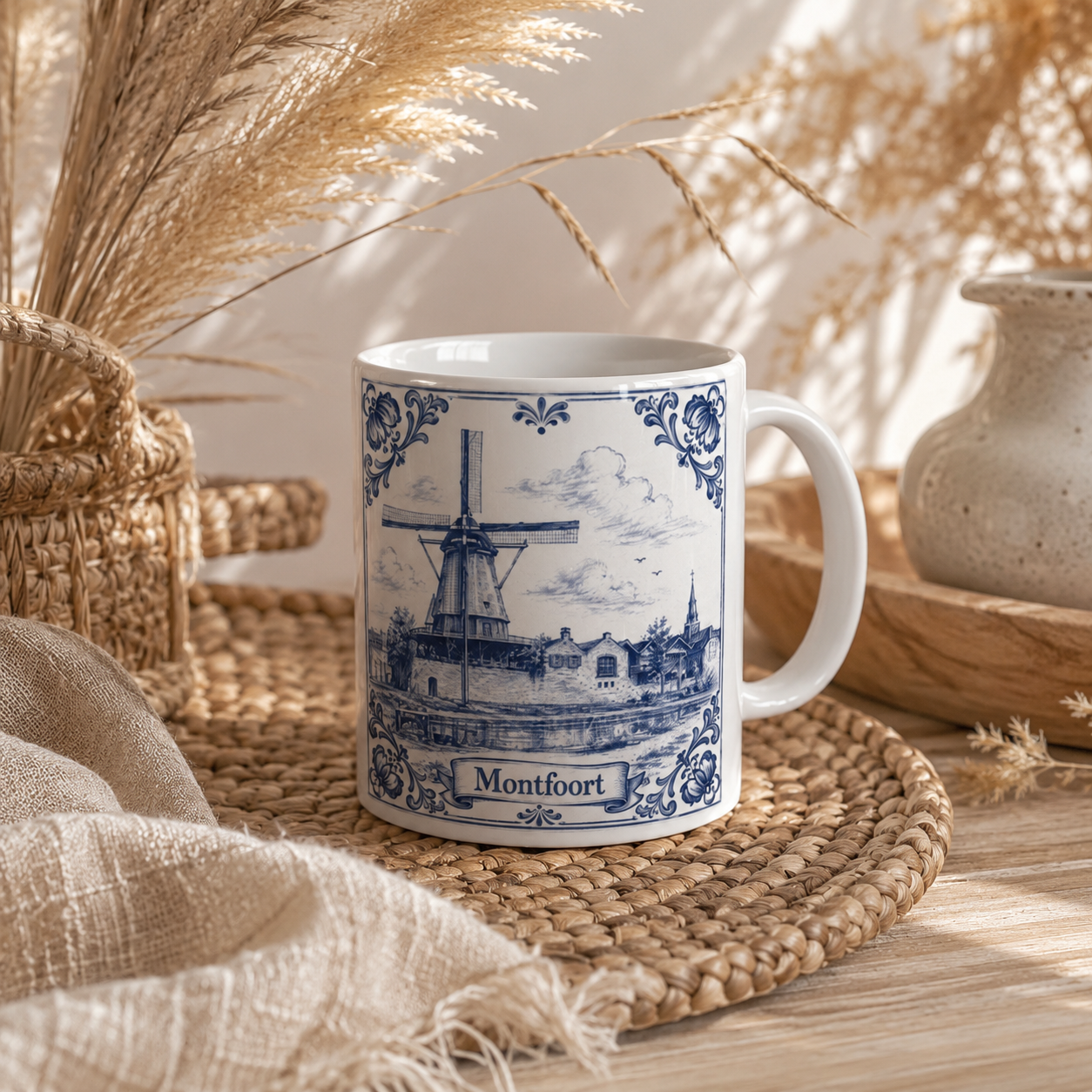 ☕ Delftsblauw Mok – Molen Montfoort