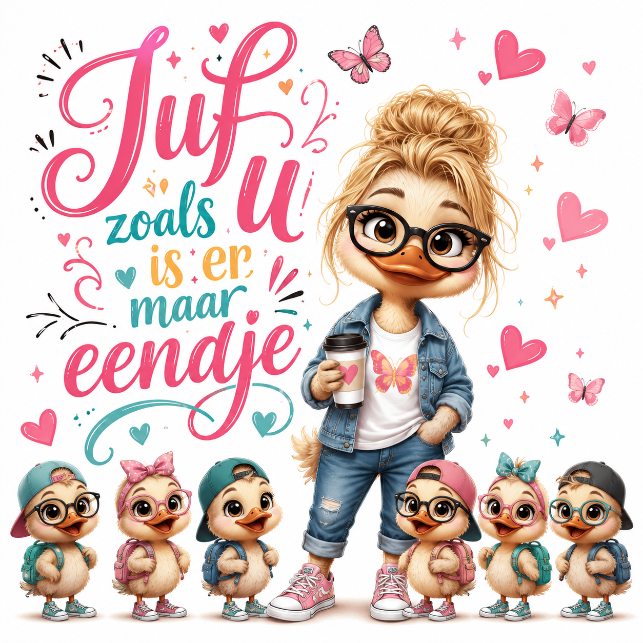 Juf zoals u is er maar eendje