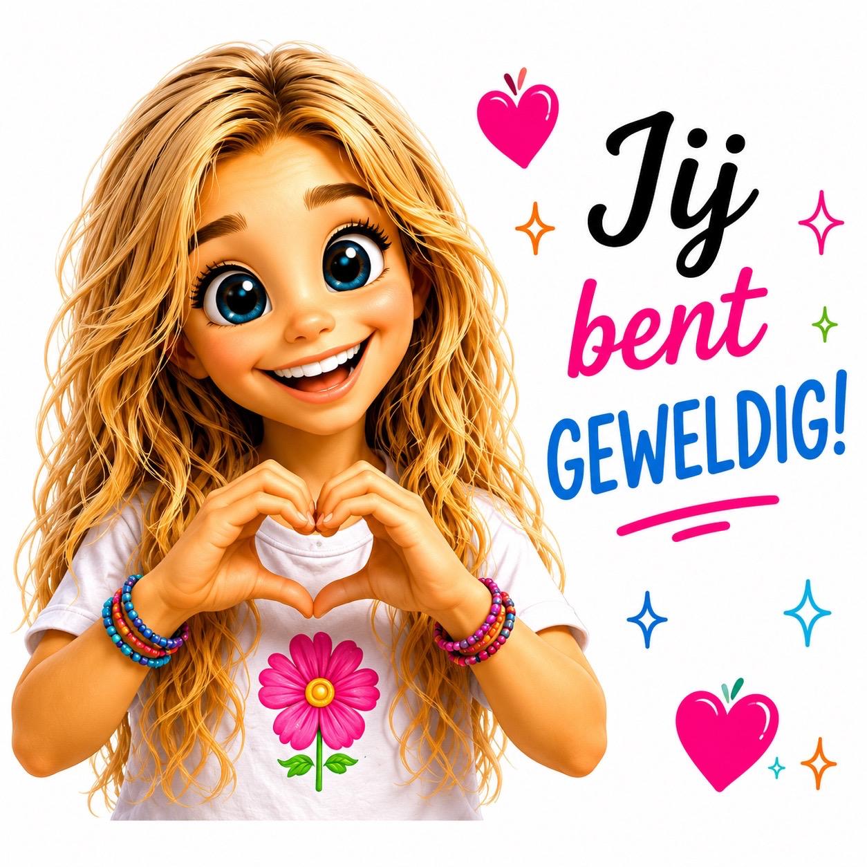 “Jij bent geweldig!”