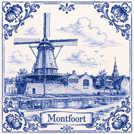 🏡🌿 Molen Montfoort – Delfts blauw 💙